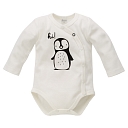 Baby bodysuit with long sleeves