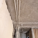 Electrical installation work at construction sites