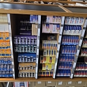 Flugger and tesa adhesive tape stand in the Profcentrs store