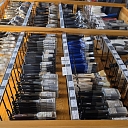 Flugger brush stand in the Profcentrs store