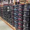 Flugger paint stand in the Profcentrs store