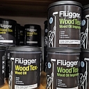 Flugger WoodTex Oil Impredur stand in the Profcentrs store