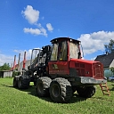 Timber delivery by forwarder - efficient logging in Rēzekne region