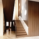 stairs in the interior of the house