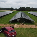 Solar park construction