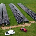 Solar panel installation
