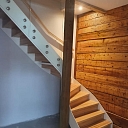Design of non-standard indoor and outdoor stairs and stairways, production and installation in Kurzeme