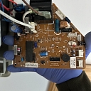 changing the control board of the air-to-air heat pump