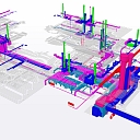 Kompleksa BIM inženiertīklu koordinācijas modelis