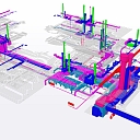 Kompleksa BIM inženiertīklu koordinācijas modelis