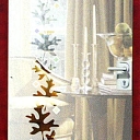 Individual drawing on glass