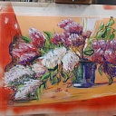 Lilacs of the painting