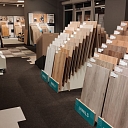 Exhibition of floor coverings, vinyl