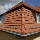 Granat 13V engobed brick red