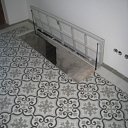 Floor hatch for tiles