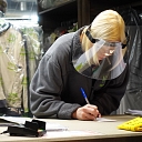 Badge service for clothing