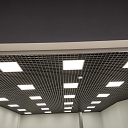 Suspended ceiling with lights