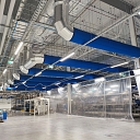 FabricAir Воздуховоды синего цвета