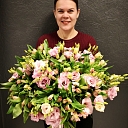 Ziedu pušķi Valkā