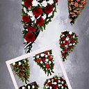 Flowers, funeral bouquets, wreaths