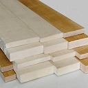 Wood materials for saunas and baths