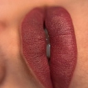 Permanent lip makeup immediately after the procedure