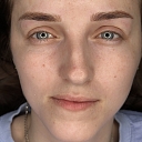 Natural eyebrow permanent makeup