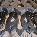 Artistic wood finish