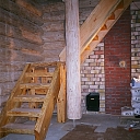 Interior elements in log houses