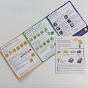 pēles instrukcijas un kāršu komplekts no Sam Dreamer