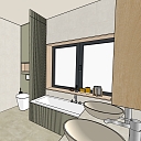 Interior design for the bathroom