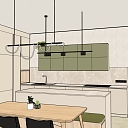 Kitchen interior design