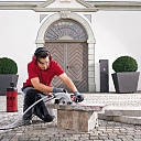 Surface cleaning, sand blast