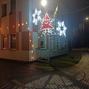Светодиодные украшения на Рождество