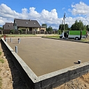 casting of concrete floors