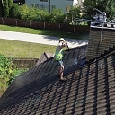 Roof washing, cleaning