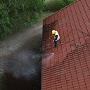 Roof washing