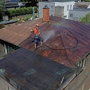 Roof washing