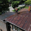 Roof washing