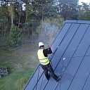 Roof washing