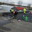 Roof repair in winter