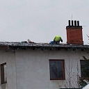 Roof repair in winter