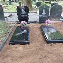 Crossroads, IK - grave curb