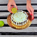Coconut lime cake