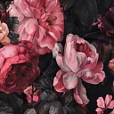 Peony patterned loop knit