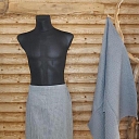 Komplekts vafeļauduma svārki vīriešiem un dvielis