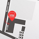 Kurzemes Biznesa Inkubatora ar modernu interjeru