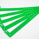 L-shaped Vinyl Wristbands with print