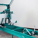 High-power sawing machine for large logs