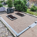 AA workshop, stone processing, tombstones